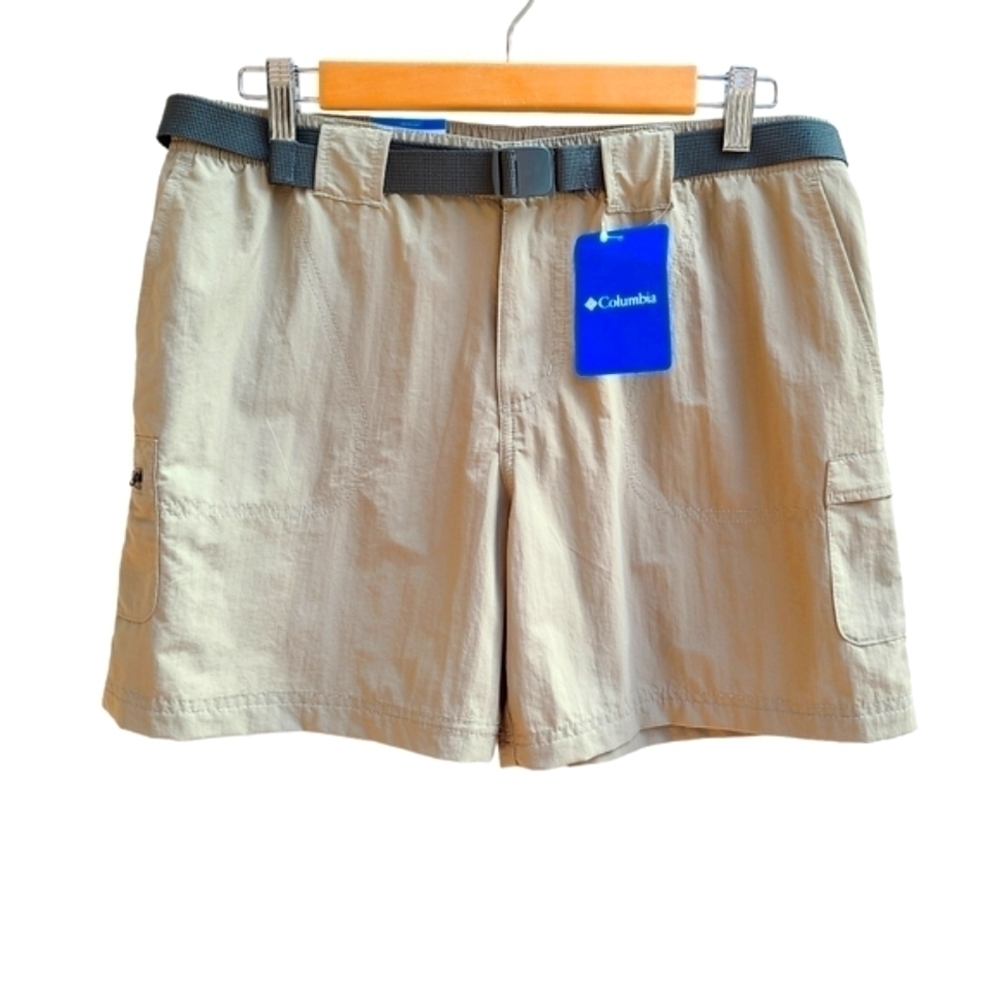 NWT Columbia Sandy River Cargo Shorts in Tusk with Belt, Size Small - Picture 9 of 16